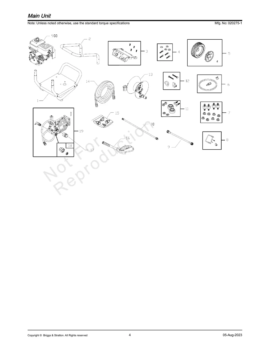 BRIGGS AND STRATTON, 020275-1, IPL.4